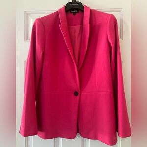 Express fitted bright pink blazer. Size 12.